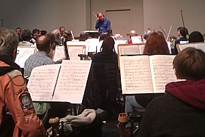 Orchestra Sitzprobe for Wozzeck, 2015.