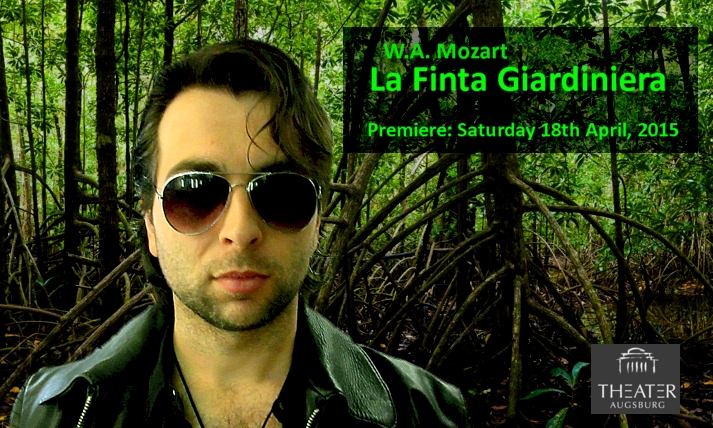 Banner for La Finta Giardiniera.